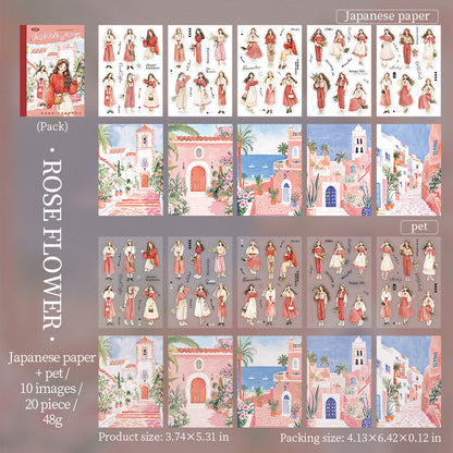 #02472 Teenager Girl Series Sticker Book
