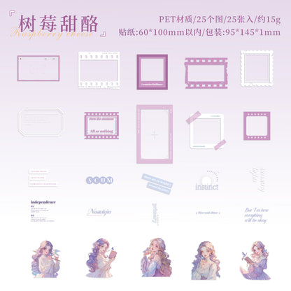 #02473 Girls Memory Series Sticker