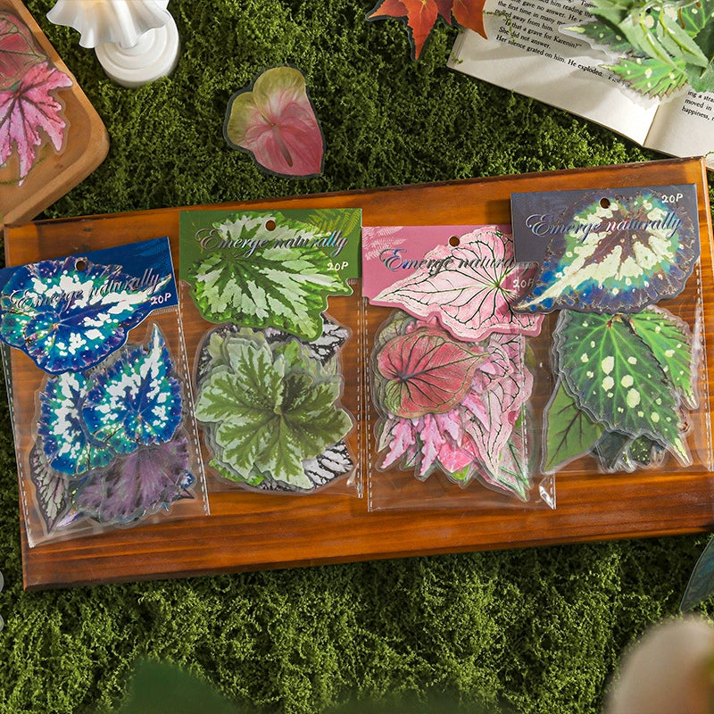 #02727 Colorful Leaf Series Sticker