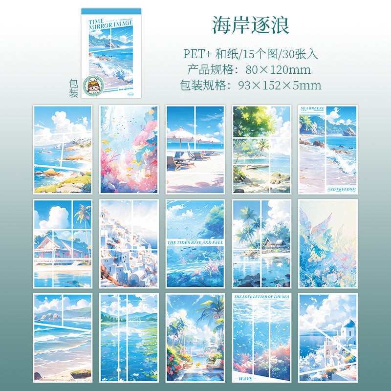 #02665 Time Scenery Series Sticker Book