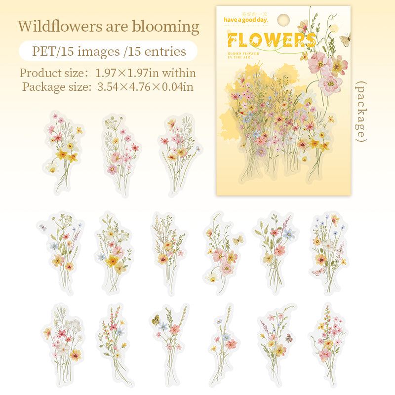 #02499 Flower Bundle Series Sticker