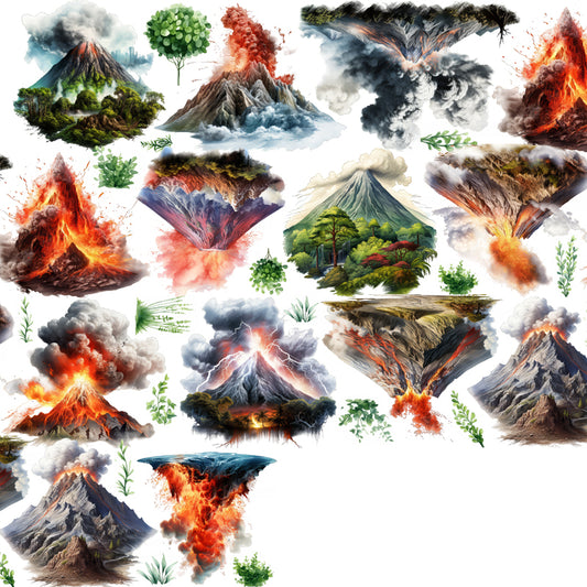 #M26 Customized PET Tape Volcano