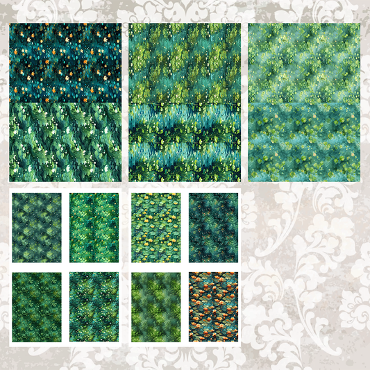 #5A76 POI Print A5 Cardstock Paper Set 10 Pcs