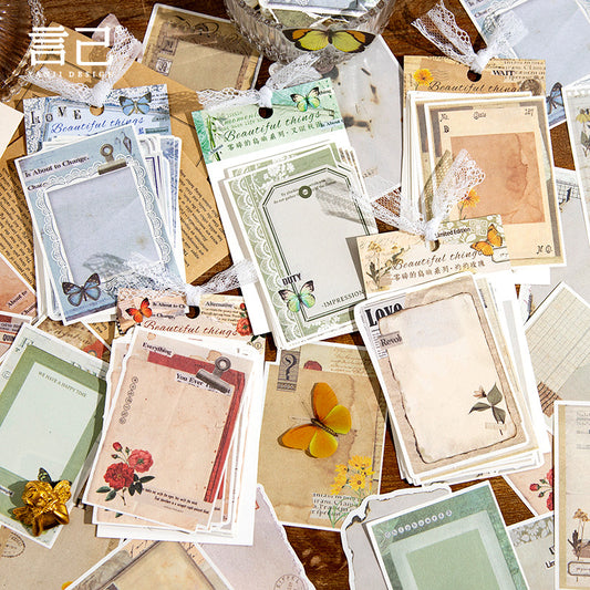 #02776 Flower Note Series Sticker