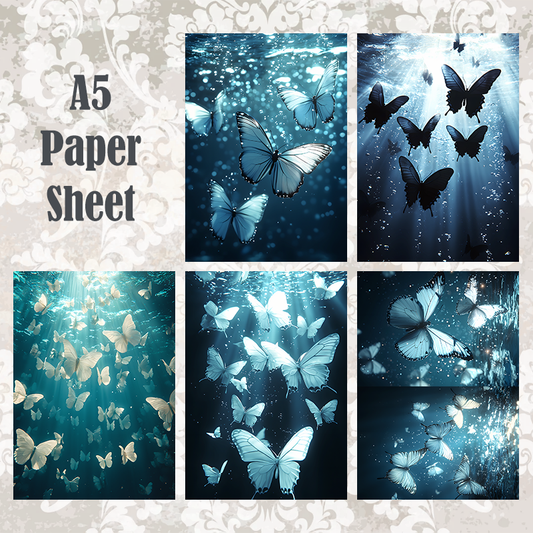 #5A77 POI Print A5 Cardstock Paper Set 10 Pcs