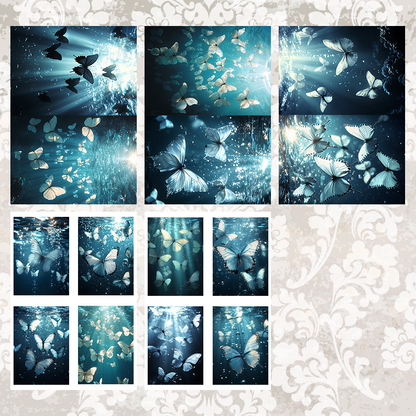 #5A77 POI Print A5 Cardstock Paper Set 10 Pcs