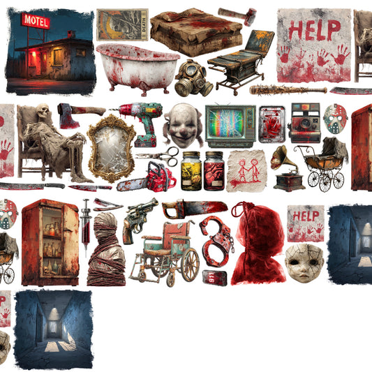 #M27 Customized PET Tape Creepy Scene