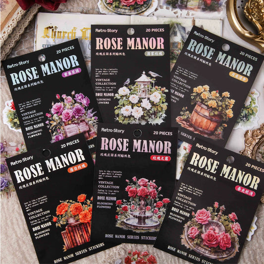 #02784 Rose Garden Series Sticker