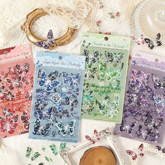 #02790 Color Theme Butterflies Series Sticker