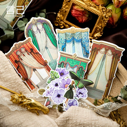 #02791 Side of the Curtain Series Sticker