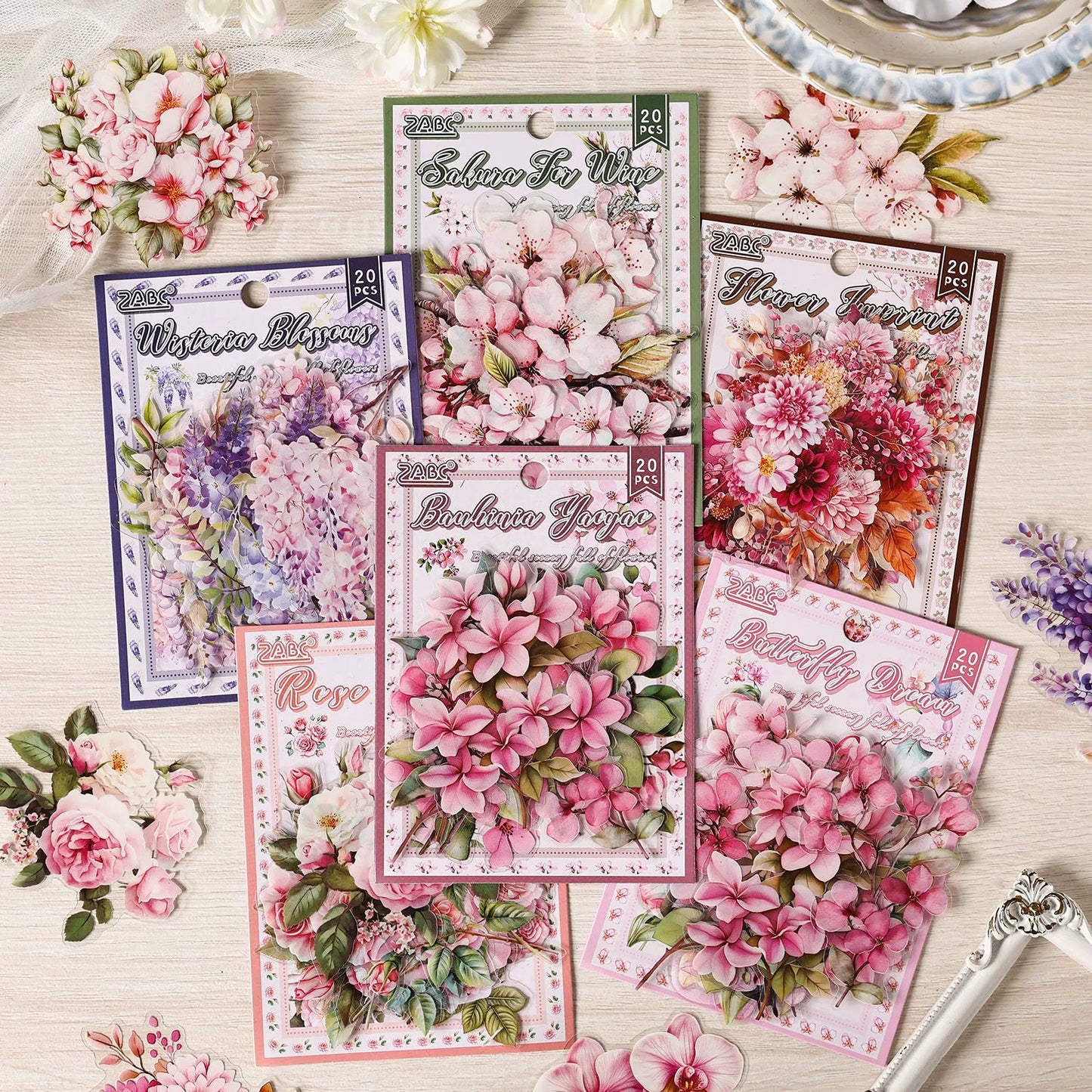 #02792 Flower Bundle Series Sticker