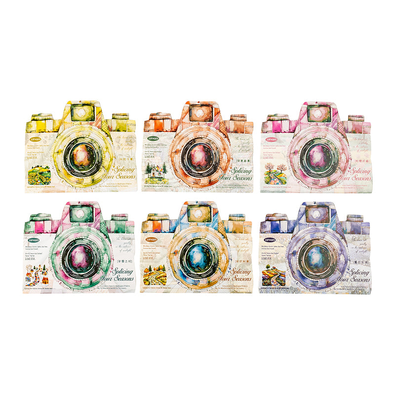 #02386 Scenery in Camera Series Sticker