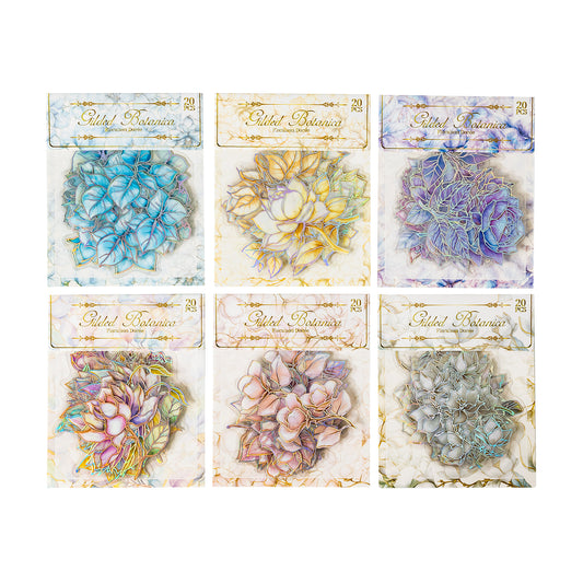 #02856 Shiny Flower Series Sticker