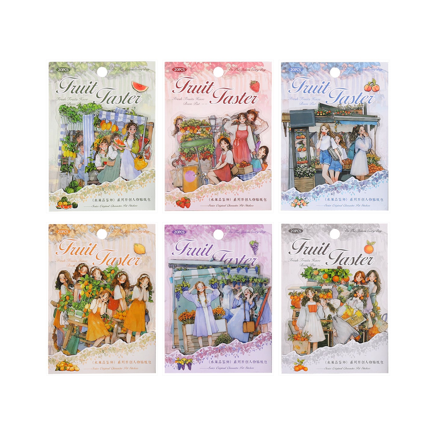 #02858 Fruit Girl Series Sticker