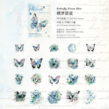 #02610 Colorful Butterfly Series Sticker