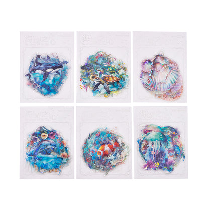 #02584 Heart of Ocean Series Sticker