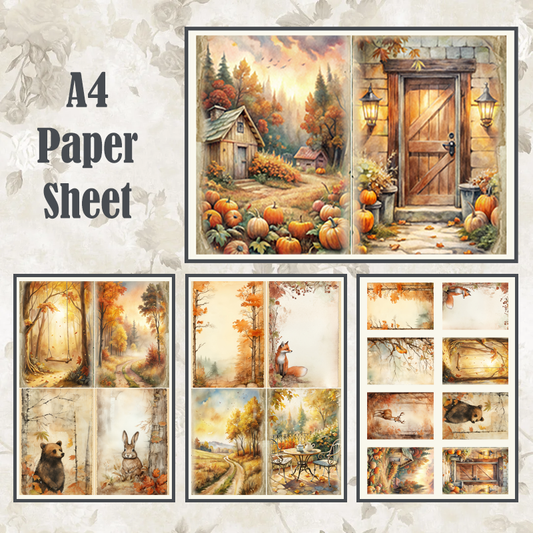 #7 POI Print A4 Cardstock Paper Set 5 Pcs