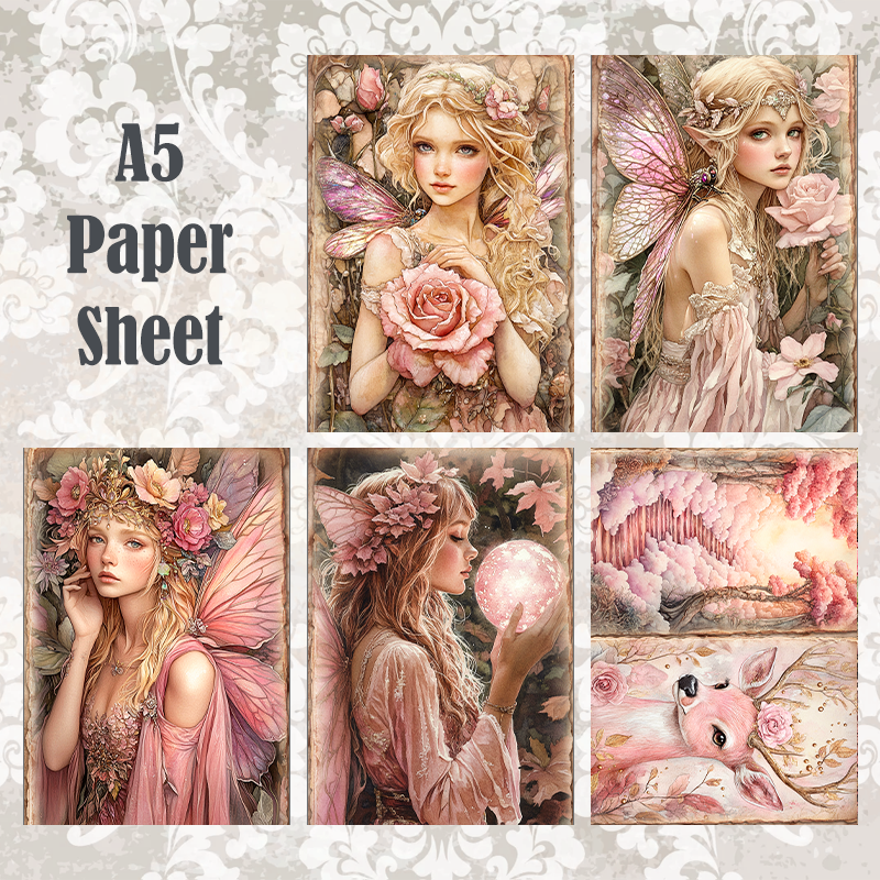 #7 POI Print A5 Cardstock Paper Set 10 Pcs