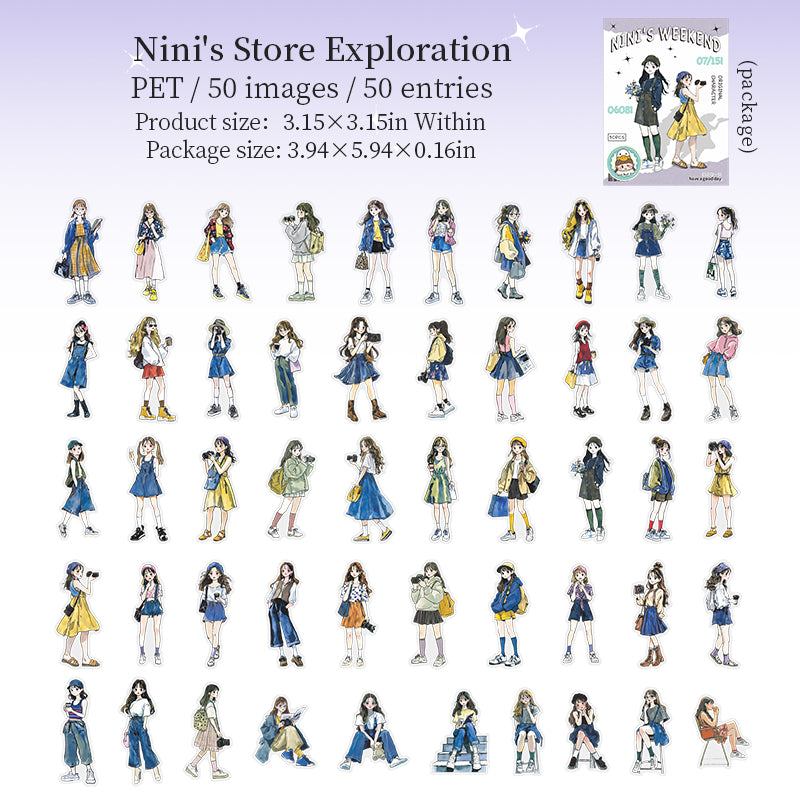 #02666 NiNis Weekend Series Sticker