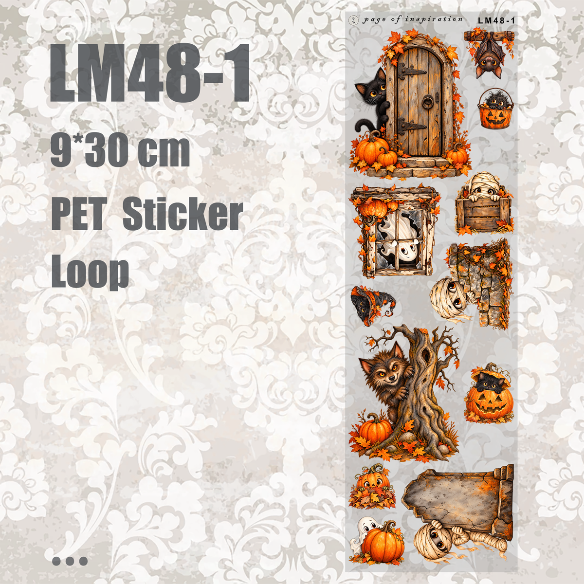 #LM48 M PET Sticker Loop