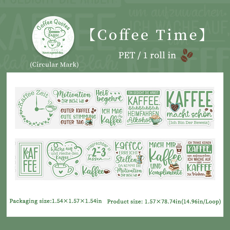 #03107 Coffe Note Series Tape