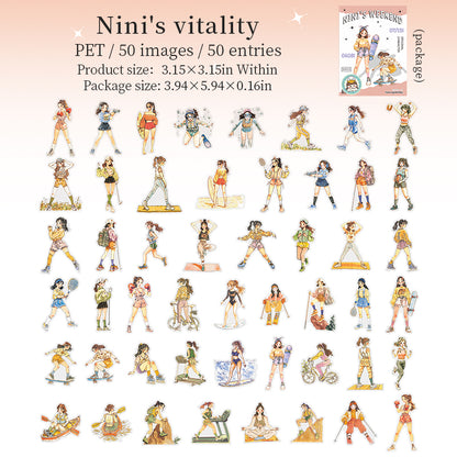 #02666 NiNis Weekend Series Sticker