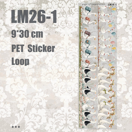 #LM26 M PET Sticker Loop