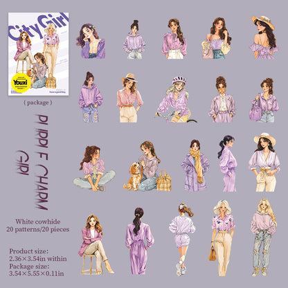 #02660 City Girl Series Sticker