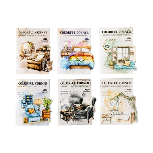 #02818 Colorful Corner Series Sticker