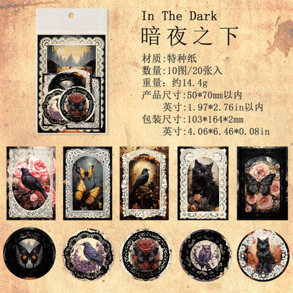 #02166 Gothic Lace Series Sticker