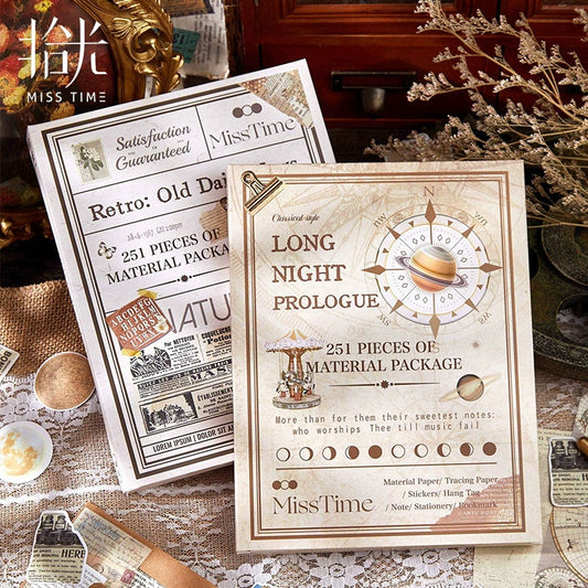 #02820 Vintage mixed Series Material Pack