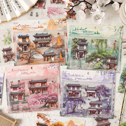 #02825 Acient Chinese Town Series Sticker
