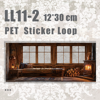 #LL11 L PET Sticker Loop