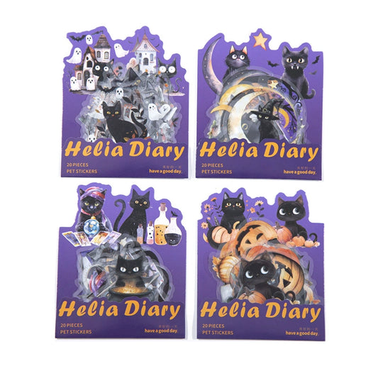#02833 Helia Cat Series Sticker