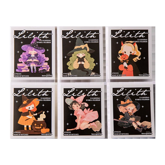 #02837 Little Witch Series Sticker