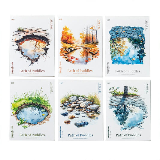 #02838 Water Puddle Series Sticker