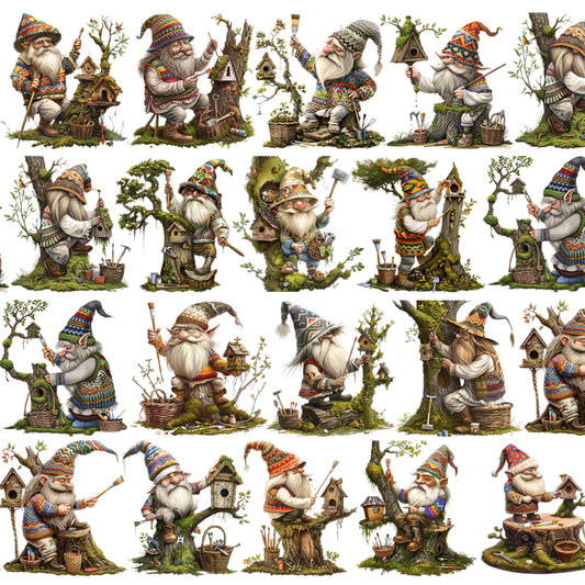 #S46 Customized PET Tape Forest Gnome