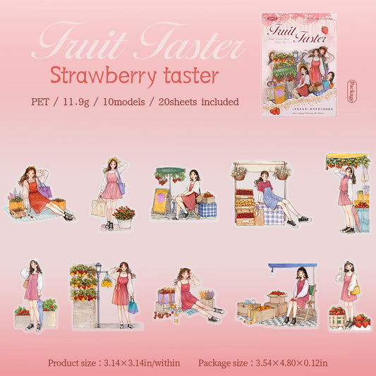 #02858 Fruit Girl Series Sticker