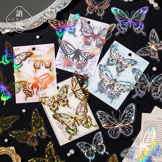 #02849 Shinny Butterfly Series Sticker