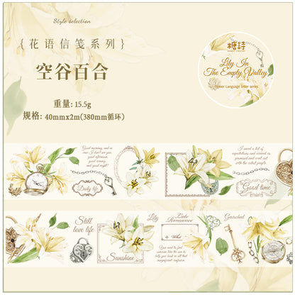 #03093 Flower Letter Series Tape