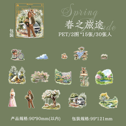 #02678 Spring Jounery Series Sticker