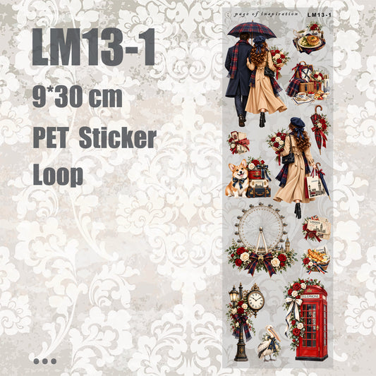 #LM13-1 M PET Sticker Loop