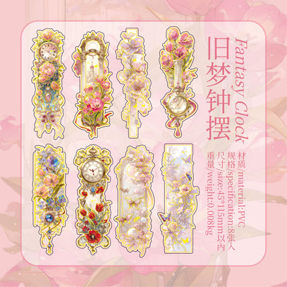 #02674 Vintage Flower Series Sticker