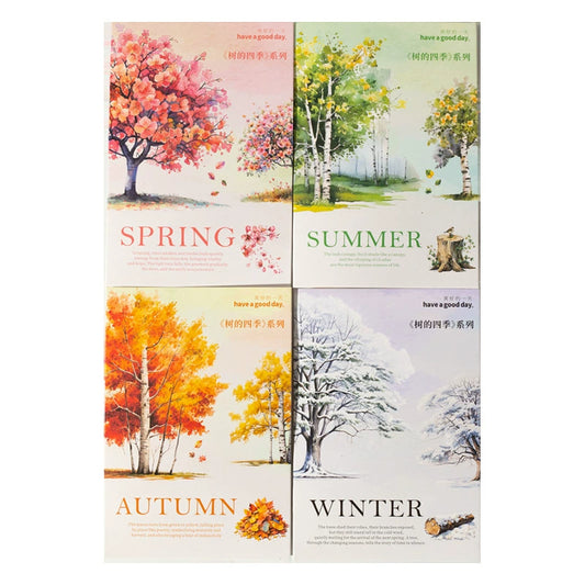 #02880 Tree in Four Seasons Series Sticker