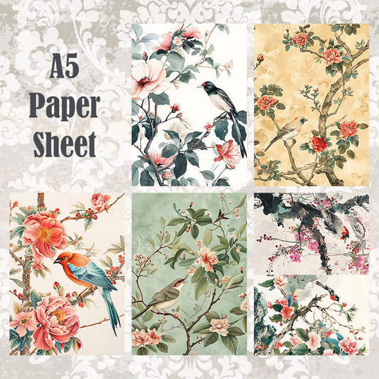 #5A88 POI Print A5 Cardstock Paper Set 10 Pcs