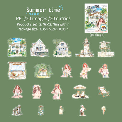#02179 Ocean Side Series Sticker