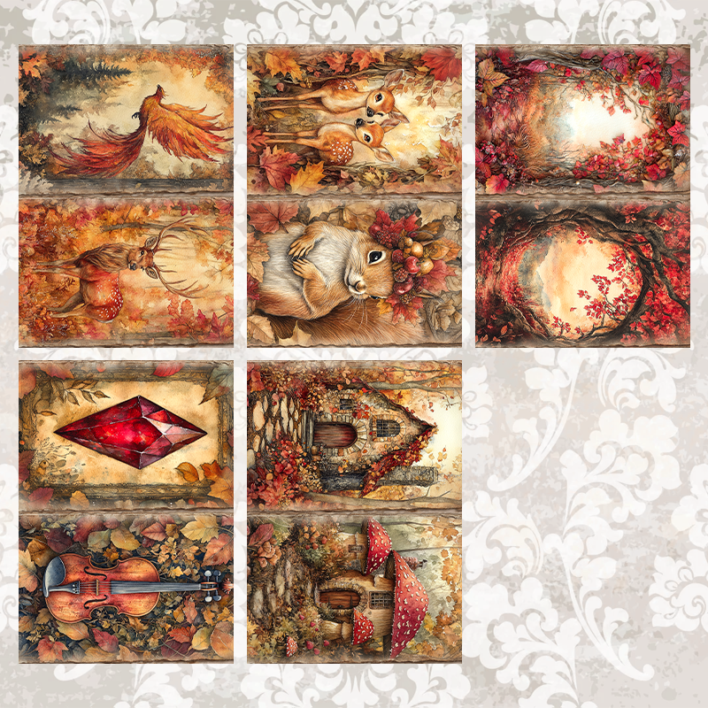 #8 POI Print A5 Cardstock Paper Set 10 Pcs