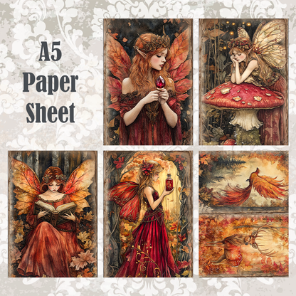 #8 POI Print A5 Cardstock Paper Set 10 Pcs