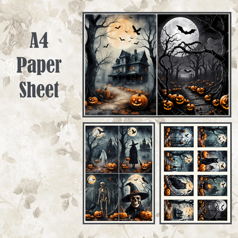 #8 POI Print A4 Cardstock Paper Set 5 Pcs