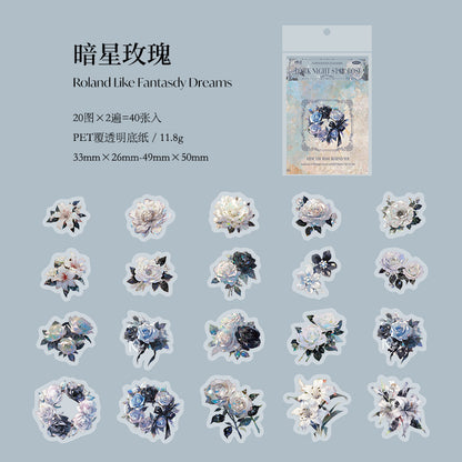 #02585 Fantasy Flower Series Sticker